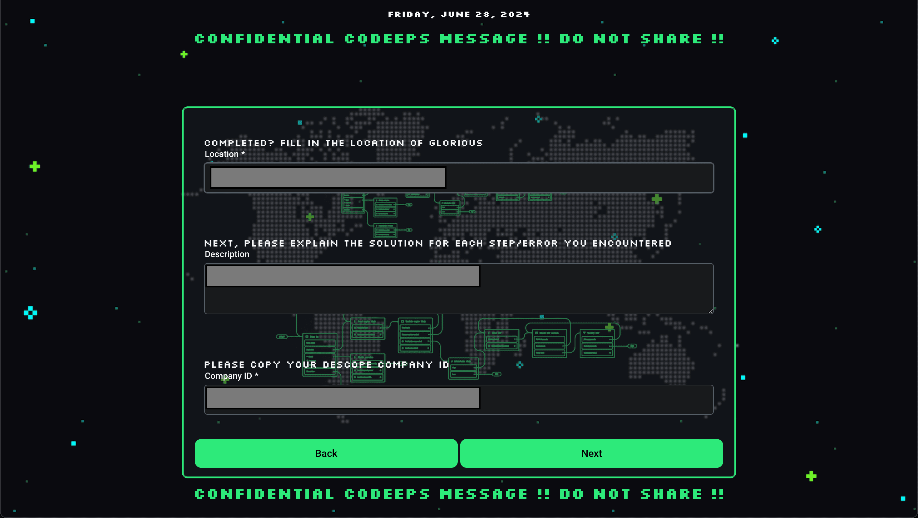 Escape room v2 input