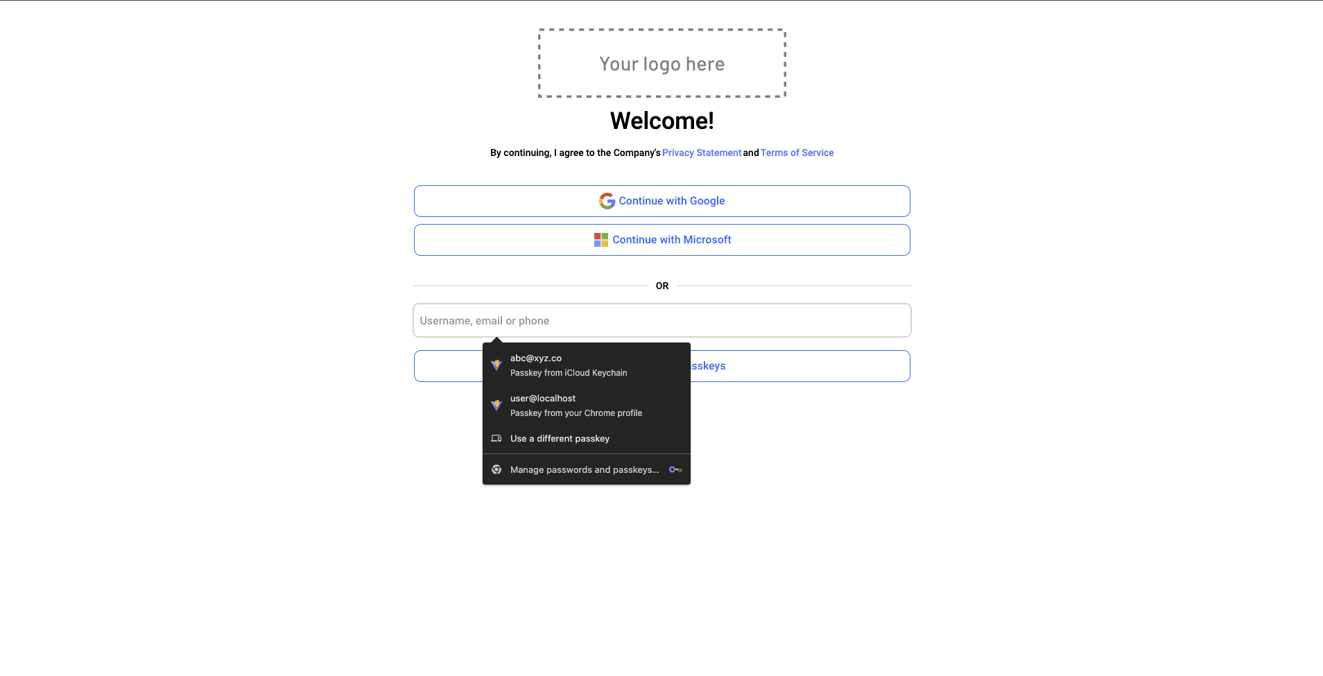 Passkeys tutorial autofill 2