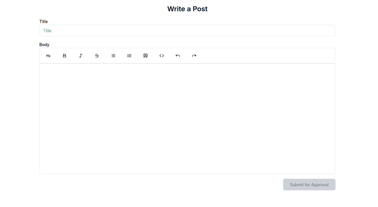 Fig: Write a post