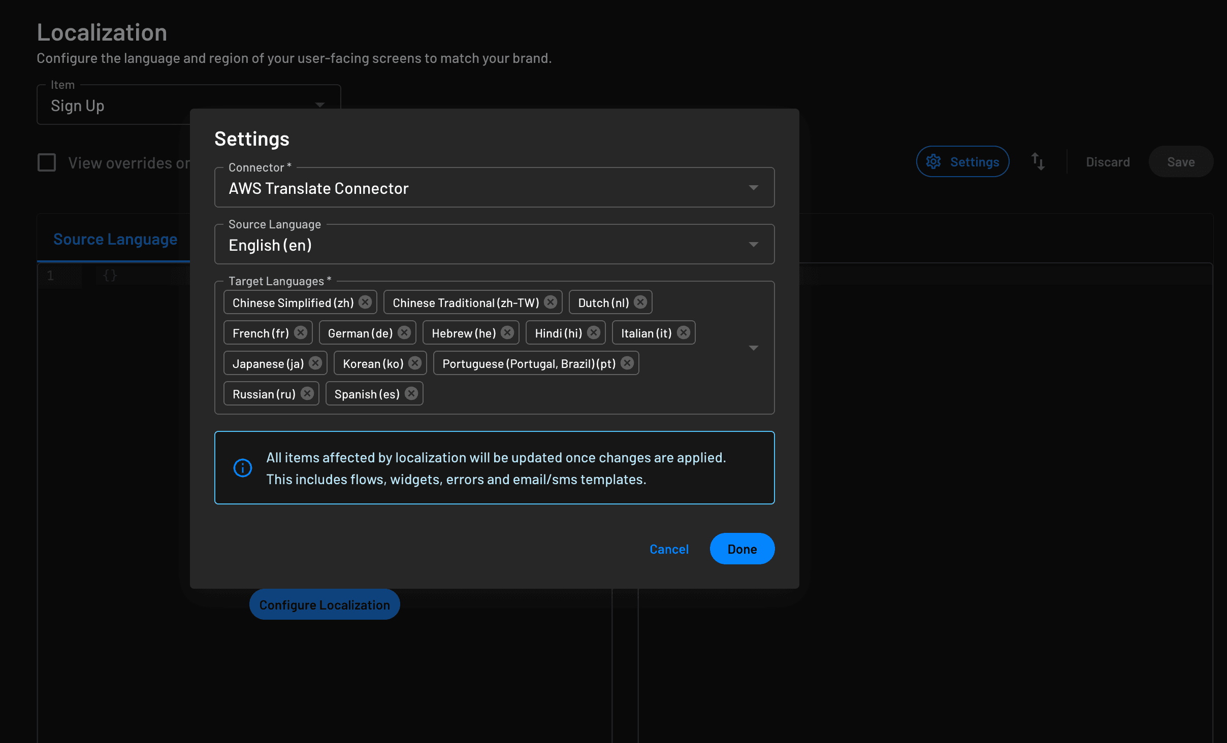 Amazon Translate Connector With Descope