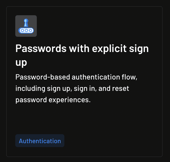 Fig: Passwords with explicit sign up