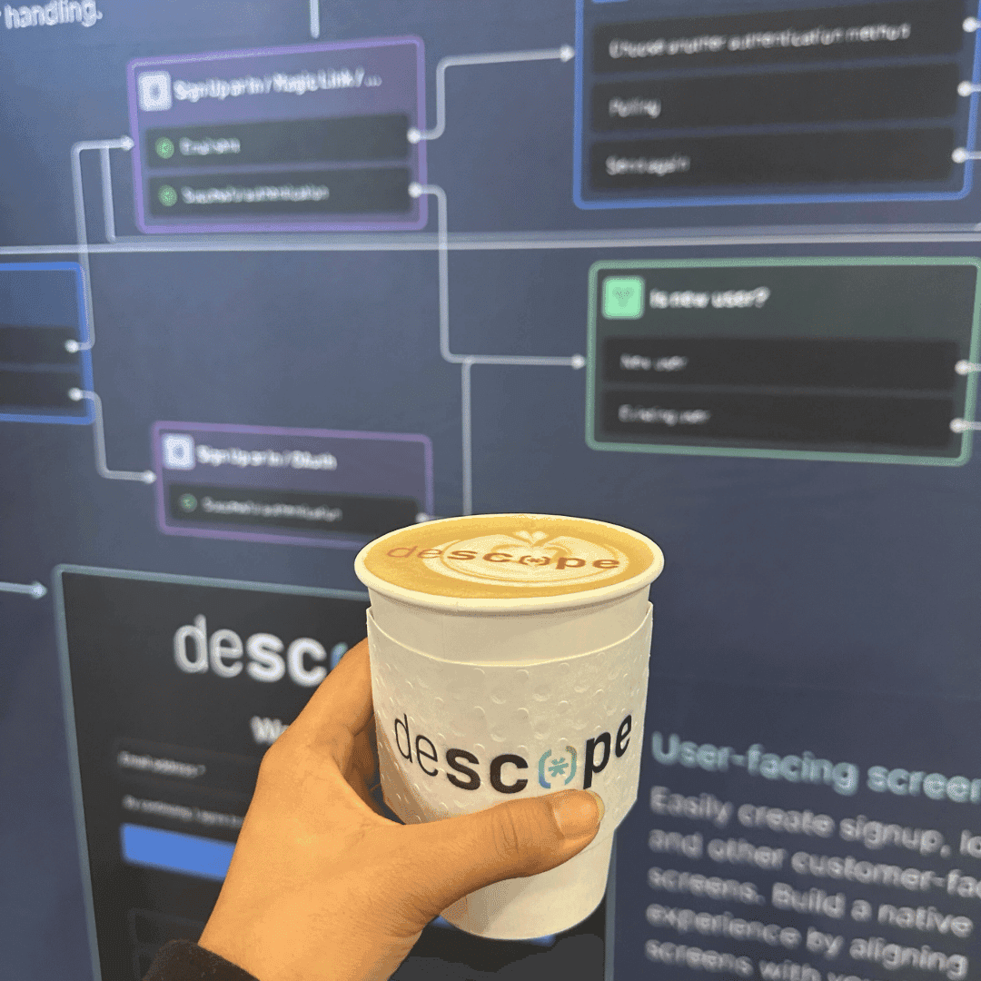 Descope Coffee at Identiverse