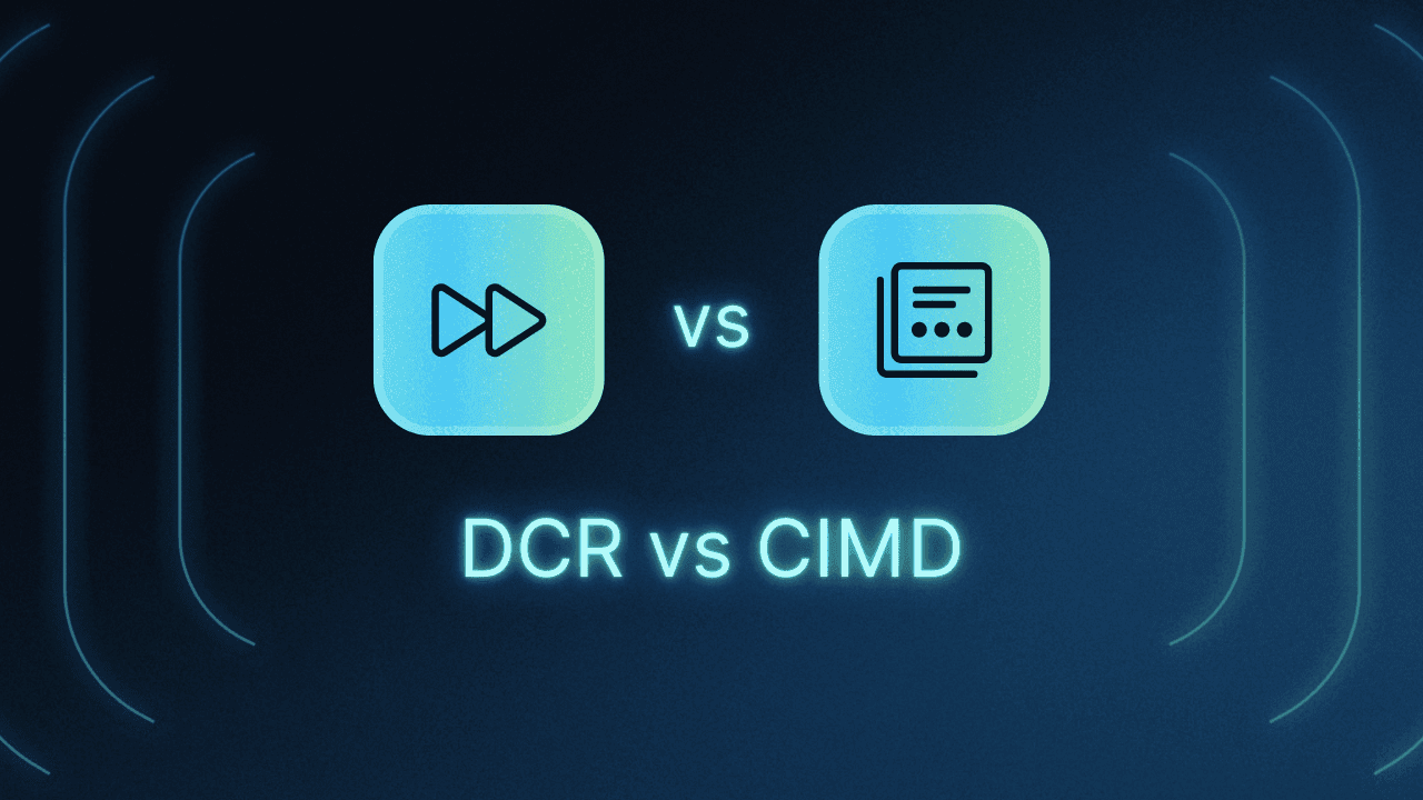 DCR vs CIMD blog thumbnail