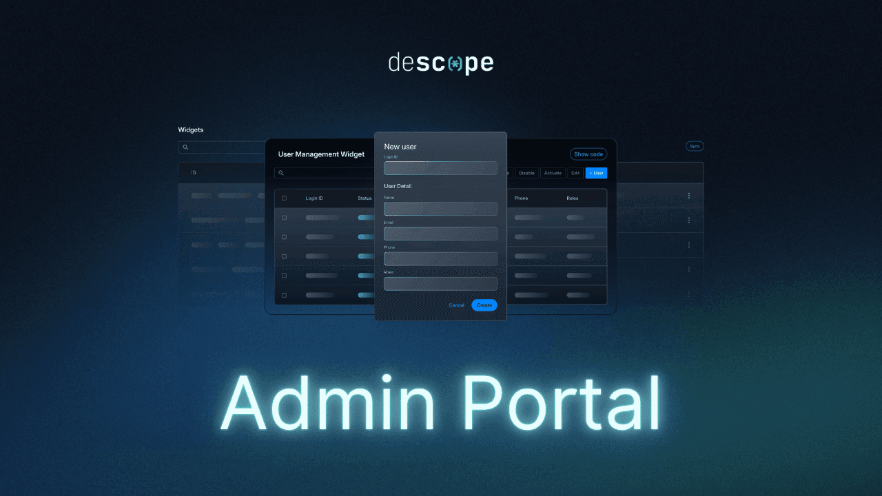 Descope Admin Portal Thumbnail