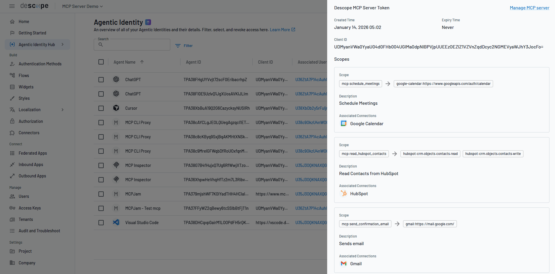 Agentic Identity Management with the Descope Agentic Identity Hub