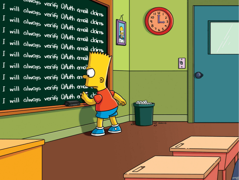 Simpsons OAuth meme